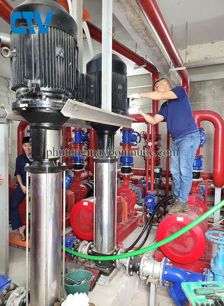 Cường Thịnh Vương nhận sửa chữa máy bơm trục đứng nhanh chóng, chuyên nghiệp