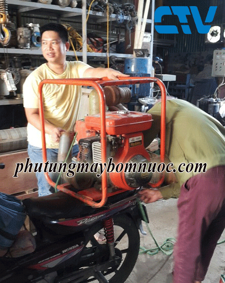 Cho thuê máy bơm chạy xăng tại Hà Nội